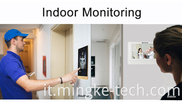 In stock Home Apartment Intercom Video Door Port Telefono HD Camera Video System